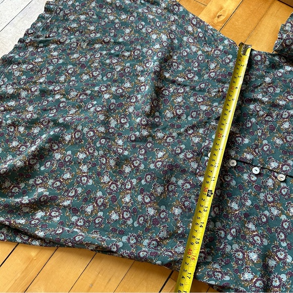 Free People Provence Green Floral Print Dress - Picture 11 of 12